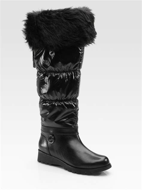 michael kors snowboots|saks michael kors winter boots.